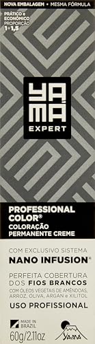 Tintura Yama Nano Infus 60g Profissional 8.4 Loiro Claro Acinzentado