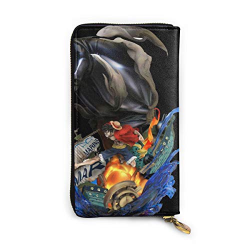 Preisvergleich Produktbild Einteilige Leder-Geldbörse, echte Reißverschlüsse, rationales Design, Individualität, generisch, langlebig, für Frauen