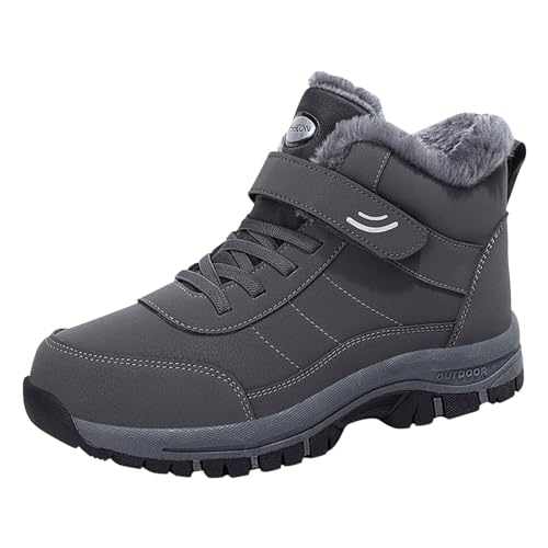 Botas de nieve para mujer, resistentes al agua, zapatos deportivos para exteriores, antideslizantes, para invierno, botas de invierno, ortopédicas, forradas, zapatillas unisex para caminar gruesas