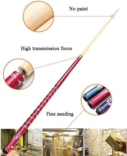 Taco de pool maple 147 cm 19 oz 1/2 Split profesional miniatura 3