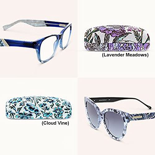 Vera Bradley Sunglasses/Eyeglasses Clamshell Hard Case (Nomadic Floral, Optical Case) #TOP6