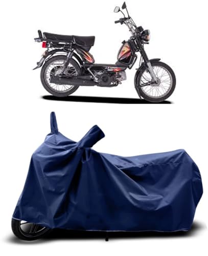 Image of CoverRide Bike Cover Waterproof Heavy Duty - All Weather Dustproof UV Protection Bike Cover for TVS XL 100 Outdoor Indoor Use with Windproof Buckle