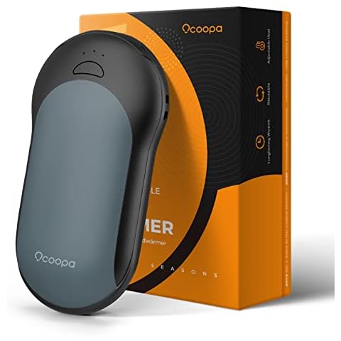 OCOOPA Rechargeable Hand Warmer 10000mAh,Portable Electric Hand Heater,Up to 15 Hours,USB Battery Operated Handwarmer for Camping,Hiking,Hunting,Golf,Warm Tech Gifts,Halo H01 Cover
