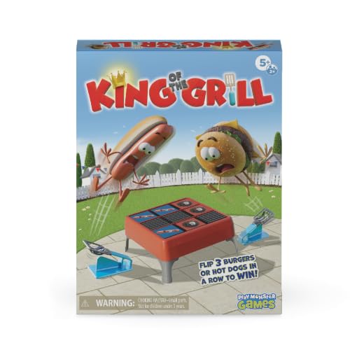 Image of King of the Grill Matching Board Game - Target Game - Preschool Toys - Hand-Eye-Coordination Game - Fun Fast-Paced Party Game for Family Night - Interactive Kids Board Games - Ages 5+