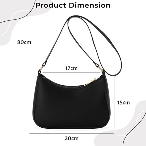 Image of Kraptick Hand Bag - Stylish Small Shoulder Bag for Women, Mini Shoulder Purse, Casual Lightweight Sling Bag for Women, Crossbody Bag for Ladies, Women's Travel Handbag