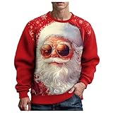 アグリークリスマスセーター メンズ コスプレ ペア ニット トップス 長袖 プルオーバー 柄 可愛い 冬物 ファニー 3D クリスマスシャツ サンタクロース 衣装 クリスマスプレゼント クリスマスツリー372