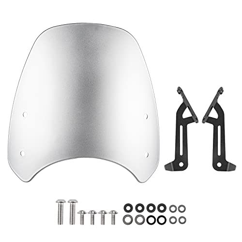 Pare-brise moto pour Street Twin 900 2019-2022 saute-vent noir