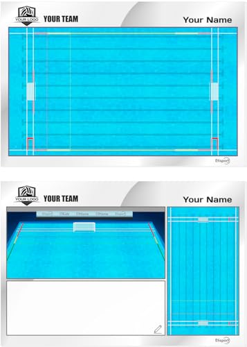 Waterpolo Coach Tactical Board. Double-Sided, Suitable for Dry Erase Markers. Customized with Color,...