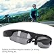 Annadue Kamera Brille, 1920 X 1080 Sport Sonnen Brille Kamera mit Klarem Objektiv, WiFi Konnektivität, Große Speicherkapazität, Universelle für Outdoor Reisen