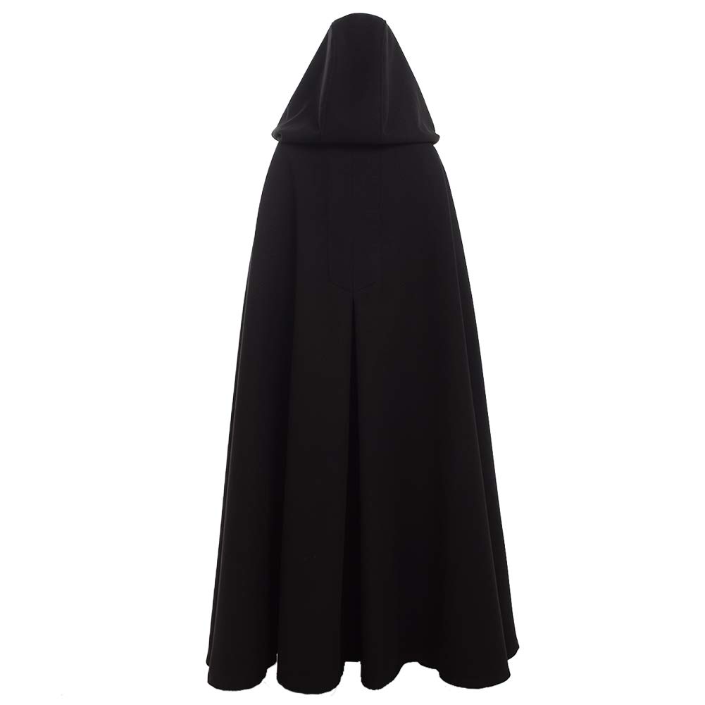 GRACEART Mittelalterliche Unisex Vampir Umhang Gothic Cosplay Kostüm, Robe mit Kapuze Cape Mantel Umhang Poncho