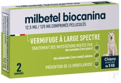 Milbetel Vermifuge pour Chiens biocanina
