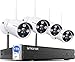 【2019 New】 Wireless Security Camera System,SMONET 1080P 8 Channel Video Security System(1TB Hard Drive),4pcs 960P(1.3 Megapixel) Indoor/Outdoor Wireless IP Cameras,65ft Night Vision,P2P,Free APP