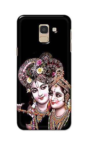 Image of PRINTFIDAA� Printed Hard Back Cover Case for Samsung Galaxy J6 | Samsung Galaxy On6 Back Cover (Radha Krishna) -2808