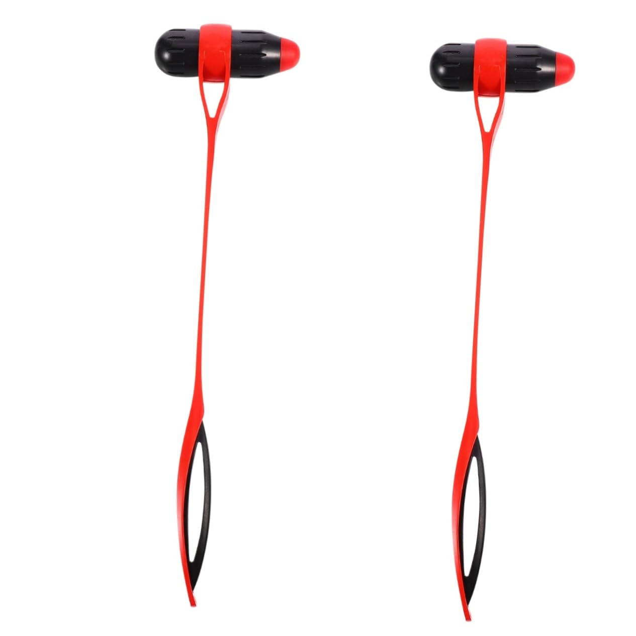 PartyKindom2pcs Massage Hammer Portable Massager Back Scratcher Silicone Handheld Massagers Deep Tie They Tool Household Tools Ellite Ge Tool Hand Tools Massage Stick Silica Gel