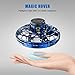 ETPlanet Blue Hand Operated Mini Drones for Kids, Cool Magic UFO Flying Orb Ball Toy, Hover Boomerang Fidget Spinner with Lights, Indoor Outdoor Christmas Birthday Gifts for Boys Girls Teens 8 9 10+