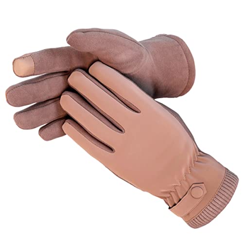 Kingmate KINGAMTE Guantes Invierno Termicos Tactiles Movil Hombre Mujer, Guantes Deportivos de Ciclismo Running Conductor Moto Correr, Morado Cover