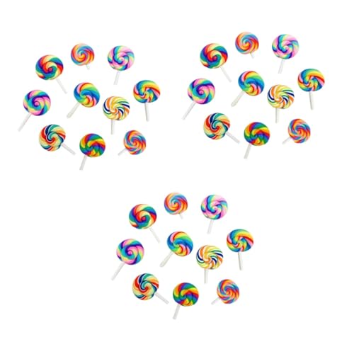 Broches lollipop colorées Healvian et accessoires décoratifs pour sacs et vêtements