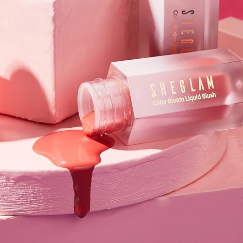 Image of SHEGLAM Color Bloom Liquid Blush Makeup for Cheeks Matte Finish-Love Cake