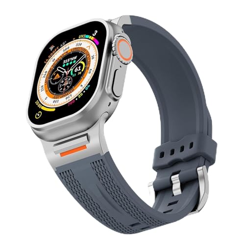Bracelet silicone élastique Apple Watch S10 étanche et résistant aux chocs