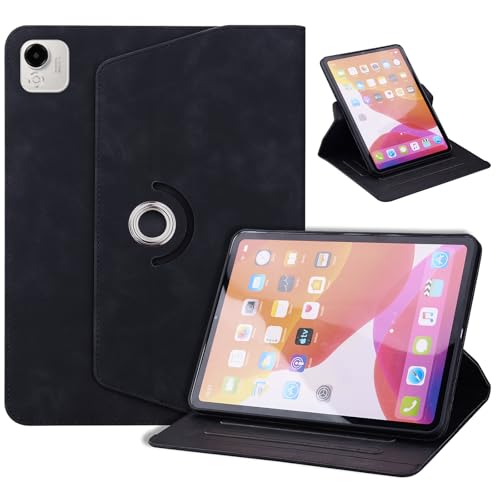 Étui Honor Pad X9a évitez les rayures grâce à la coque rotative noire au dos renforcé
