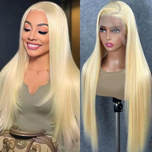 mululi 24 Inch 613 Lace Front Wig Human Hair 200%