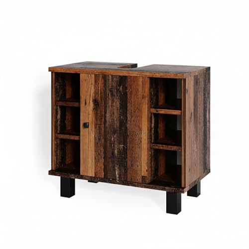 Vicco Mueble bajo Lavabo Fynn, Madera Antigua, 60 x 54 cm