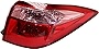 Evan-Fischer Tail Light Assembly Compatible with 2017-2019 Toyota Corolla CE/L/LE/LE Eco Models Passenger Side