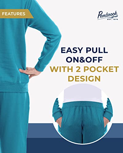 Pembrook Womens Sweat Suits Two-Piece - Ladies Sweatsuits Sets | Embroidered Fleece Sets For Women 2 Piece | Sweat Outfits For Older Women #TOP4