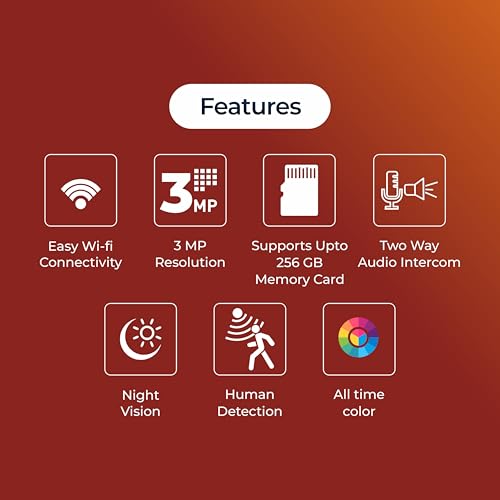 Image of Trueview Smart Security Camera Wi-Fi 3MP CCTV Dome Camera for Home | Shop | Office | Farm | Construction Site | Wireless Camera (T18294S-Trueview 3MP WiFi Dome STQC)