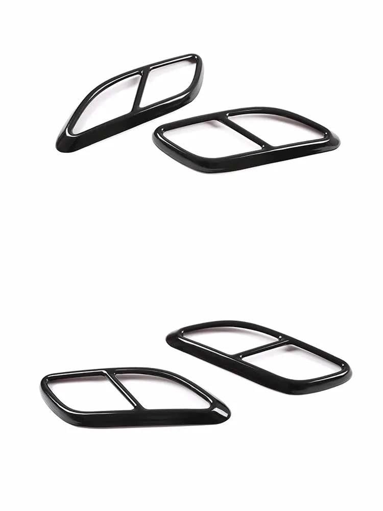 SKINII Car Tailpipe For Jaguar For F-pace 2Pcs Stainless