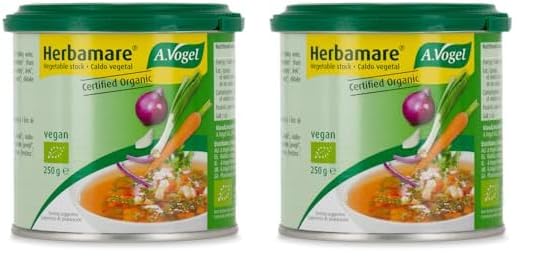 A.Vogel Herbamare Caldo Vegetal | Con verduras y hortalizas frescas BIO para una vida sana y sabrosa | 250 g (Paquete de 2)