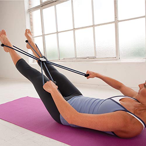 Gaiam Pilates Coreplus Reformer Resistance Band Kit - Home Fitness Equipment For Total Body Workout - Helps To Target Muscles, Tone, And Build Resistance - Comfort Grips (Includes Digital Workout) #TOP3