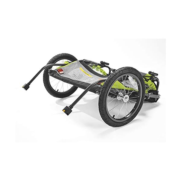 Allen Sports ES2-G Fahrradanhänger für 2 Kinder, Unisex, für Erwachsene, Grün, für 2 Kinder – Bild 8