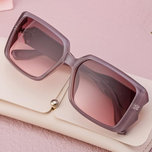 Lunettes de luxe légères à la mode pour dames au design rectangulaire raffiné - 4