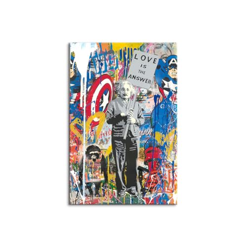 �|�X�^�[ �A�[�g�p�l�� ������ �S���� Banksy �o���N�V�[ 3 ���Z�b�g �G�� �Ǌ|�� �A�[�g�t���[�� ���_�� �A�[�g�{�[�h ������ꂽ �C���e���A �C���e���A�������� �ؘg�t���̊����i (70x100cm�i28x40in�j,G)