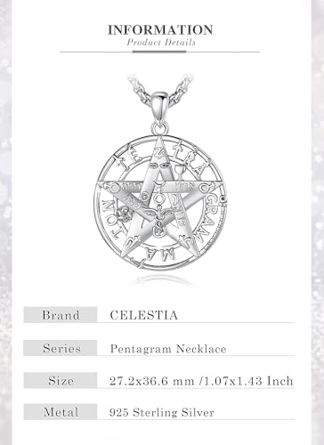 Collar Tetragrama Plata 925 Amuletos de Protección