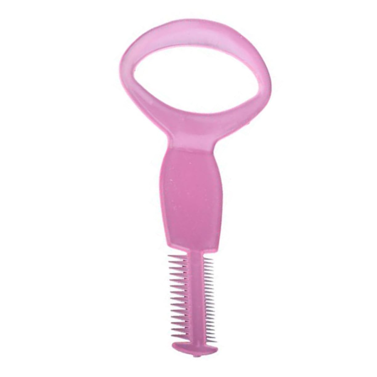 Baluue Hard Plastic Eyelash/Eyebrow Comb Mascara Applicator Shield Brow Spoolie Kit Random Color