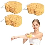 3 Stück Badeschwamm, Duschschwamm Körper, Wabenschwamm für Ein Sanftes Duscherlebnis, Ideal für Männer und Frauen, Umweltfreundliche, Hypoallergene Körperpflege Zubehör