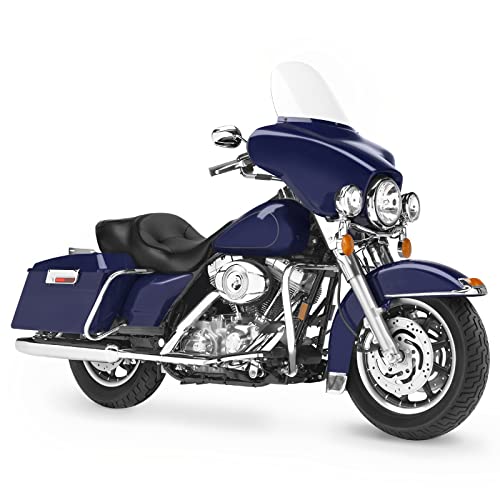 Motorcycle Seats Rider Pillion Passenger Seat For Harley Electra Glide Flht '97-'07, Road Glide Fltr 1998 1999 2000 2001 2002 2003 2004 2005 2006 2007 [One Peice Driver & Passenger Seat] #TOP5