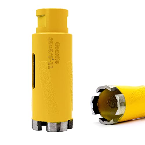 SDRTOP Diamant-Bohrkronen, nass und trocken, vakuumgelötet, Turbo-Segment für Granit, Marmor, Mauerwerk, 35 mm Cover