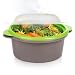 Progressive International PS-47GY Microwave Mini Steamer, Gray
