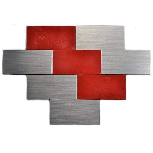 Peel and Stick Tile Backsplash, Stick on Kitchen Backsplash(3x6 Inch Chip Size, Pack of 40)