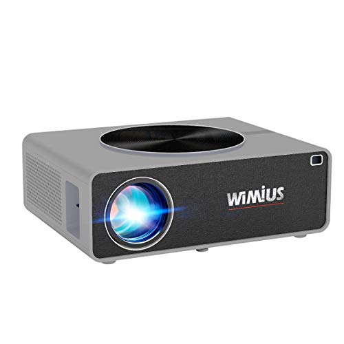 5G WiFi Projector, WiMiUS New K3 Video Projector 10000:1 Contrast Support 300'' Screen 4K Compatible with USB HDMI VGA AV for PC PS4 Fire TV Stick Smartphones