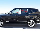 Made in USA! Compatible with 2002-2015 Land Rover HSE 6PC Stainless Steel Chrome Pillar Post Trim