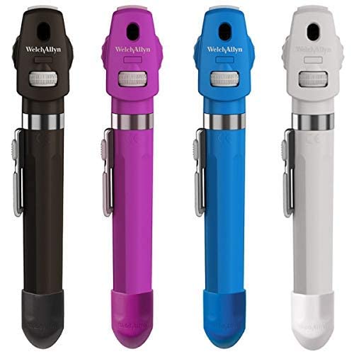 Image of Welch Allyn Ophthalmoscope Pocket LED Fiber Optic Ophthalmoscope 12870(Blue)
