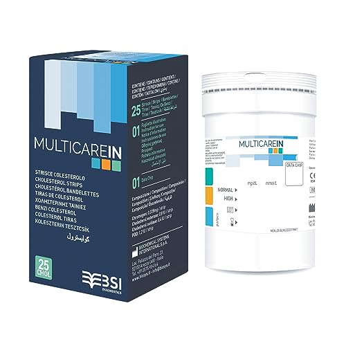 PRIMA Multicas en la tira de colesterol para usar con el dispositivo de colesterol, triglicéridos y...