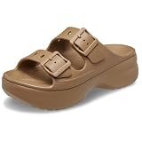 Crocs,Mujer,Saturday Platform Sandal W,Sepia,38-39