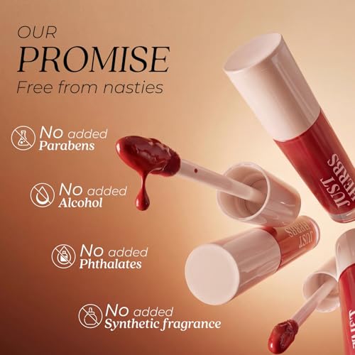 Image of Just Herbs Herb‑Enriched Matte Liquid Lipstick Set of 10 | Long‑Lasting, Non‑Drying, Transfer‑Resistant | Infused with Ghee, Ashwagandha & Brahmi | For Indian Skin Tones
