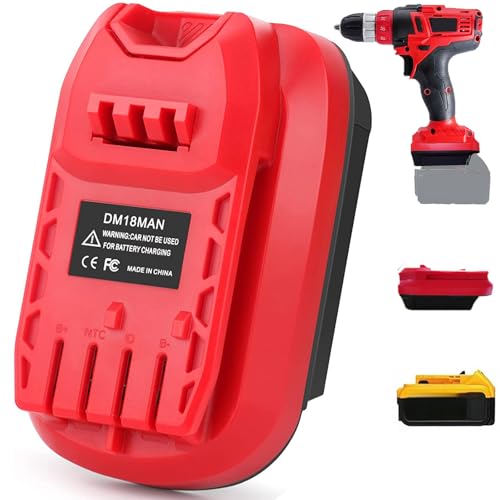 TPDL Adapter for Craftsman V20 Cordless Tools, for DeWalt 20V for Milwaukee M18 Lithium Battery Convert to for Craftsman New 20V Power Tool (Adapter Only)