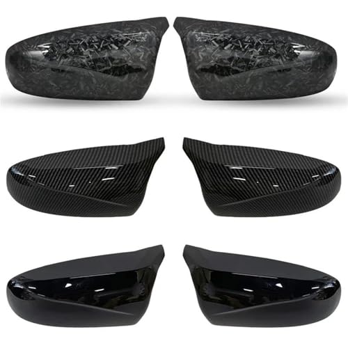 Coques de rétroviseurs pour BMW X5 E70 X6 E71 2008-2013 en noir brillant - 2